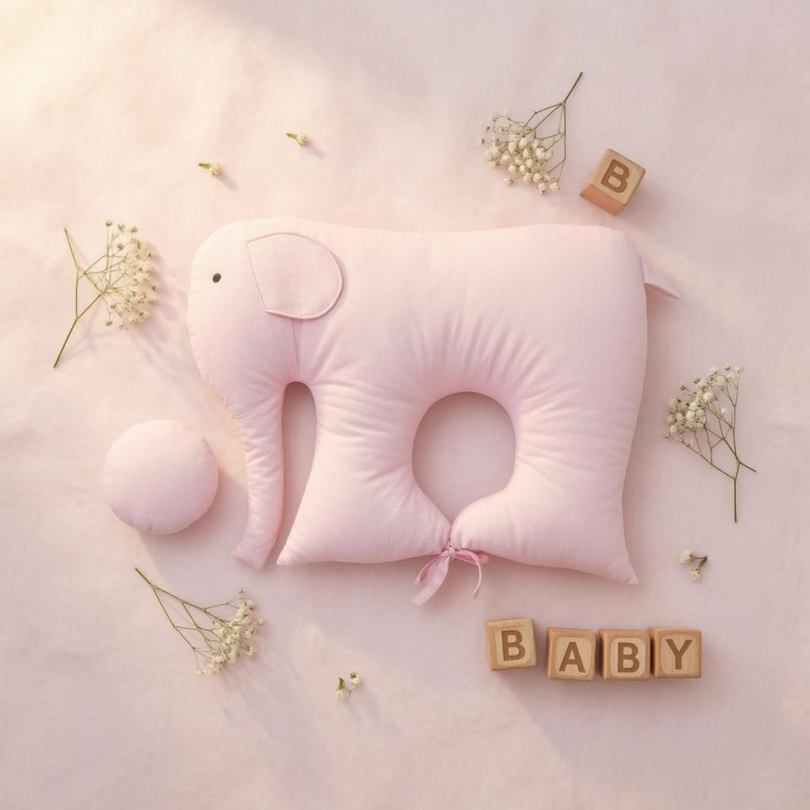 Elephant Baby Pillow Removable - огляд і ціна Baby Nursery Nurse