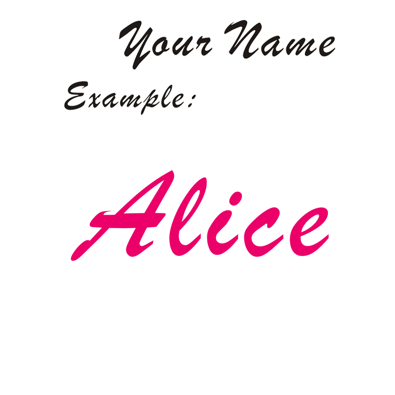 Custom Text Decal YOUR NAME Ca - огляд і ціна Baby Nursery Wall Stickers