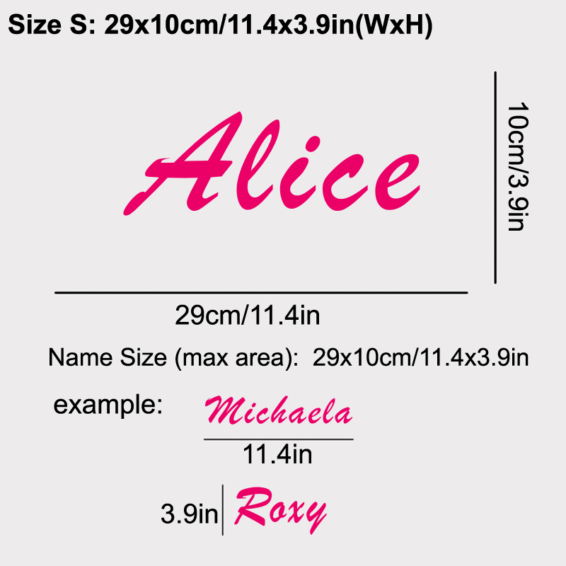 Custom Text Decal YOUR NAME Ca - огляд і ціна Baby Nursery Wall Stickers