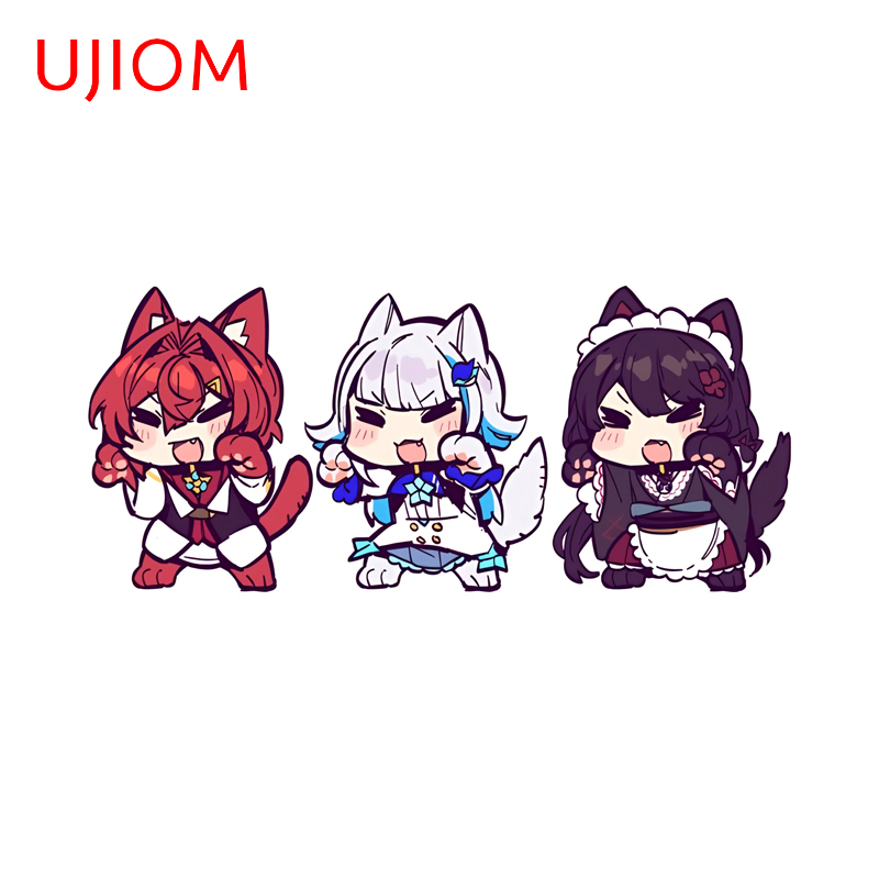 UJIOM Chibi Hololive Three Gir - огляд і ціна Baby Nursery Wallpaper Girl