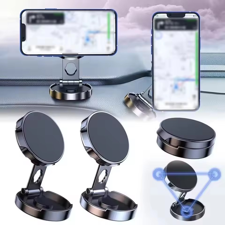 Round Folding Magnetic Car Hol - огляд і ціна Mobile Hanger Arm