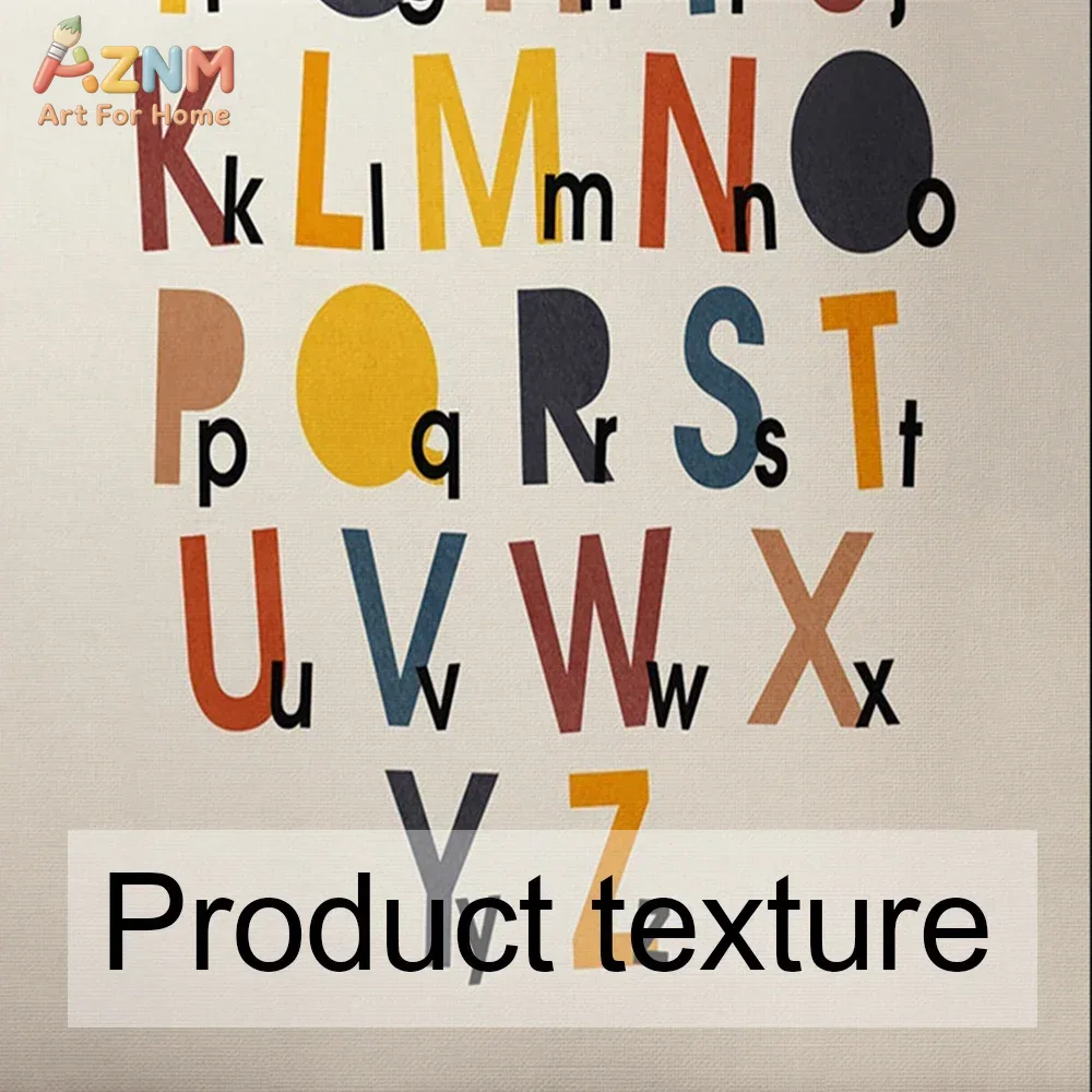 Rainbow Alphabet Poster Educat - огляд і ціна Baby Nursery Posters