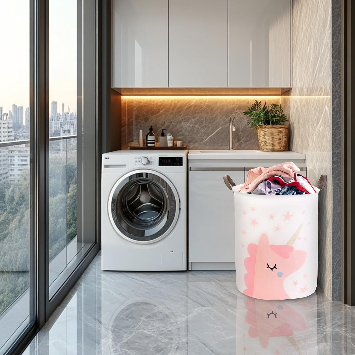 Kids Laundry Basket for Girls  - огляд і ціна Baby Nursery Laundry Basket