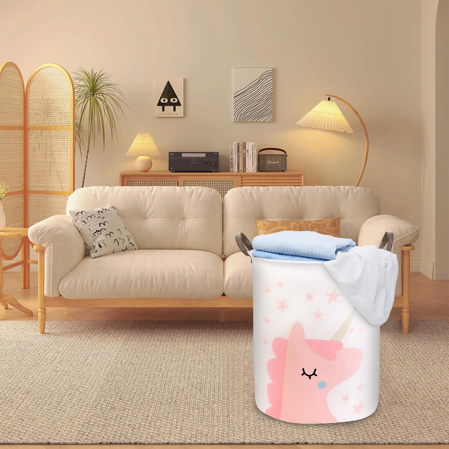 Kids Laundry Basket for Girls  - огляд і ціна Baby Nursery Laundry Basket