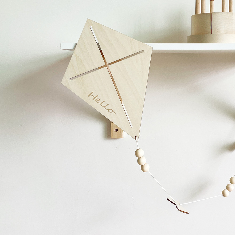 INS Nordic Wooden Kite Wall Or - огляд і ціна Baby Nursery Things