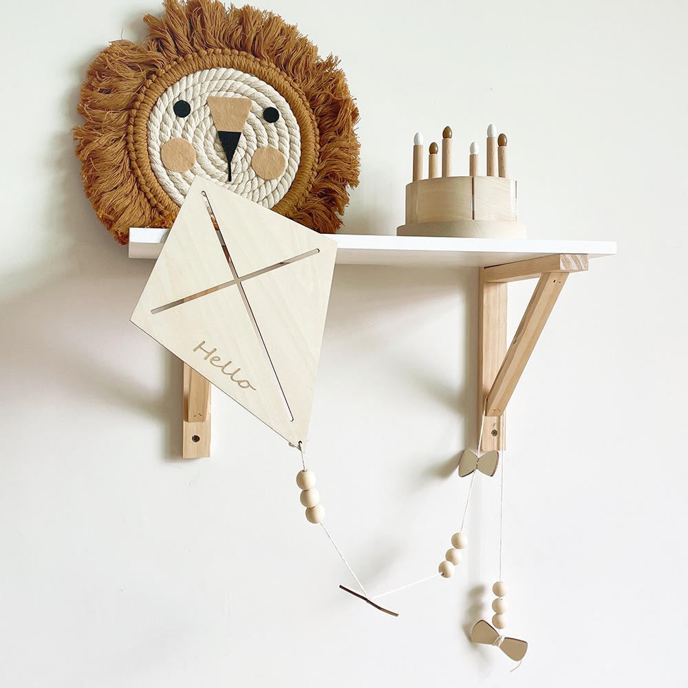 INS Nordic Wooden Kite Wall Or - огляд і ціна Baby Nursery Things