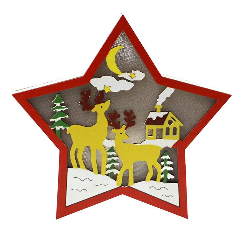 AA05 3 PCS LED Wood Star Night - огляд і ціна Baby Nursery Table Lamp