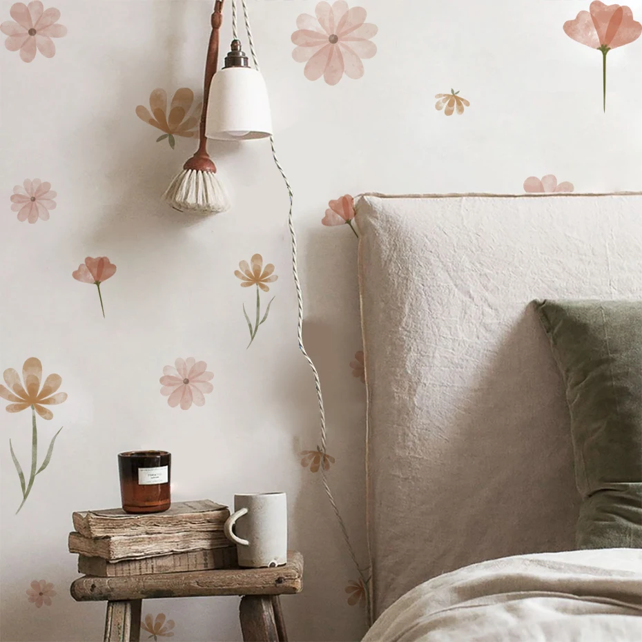 Boho Flowers Wall Stickers Chi - огляд і ціна Baby Nursery Wall Stickers