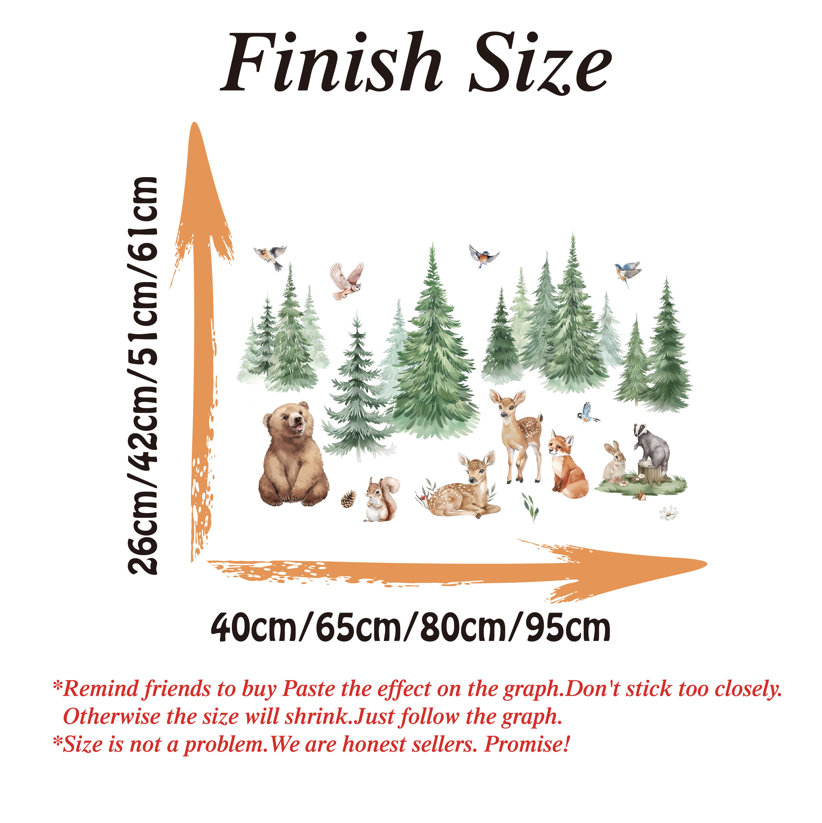 Large Pine Tree Jungle Animals - огляд і ціна Baby Nursery Tree