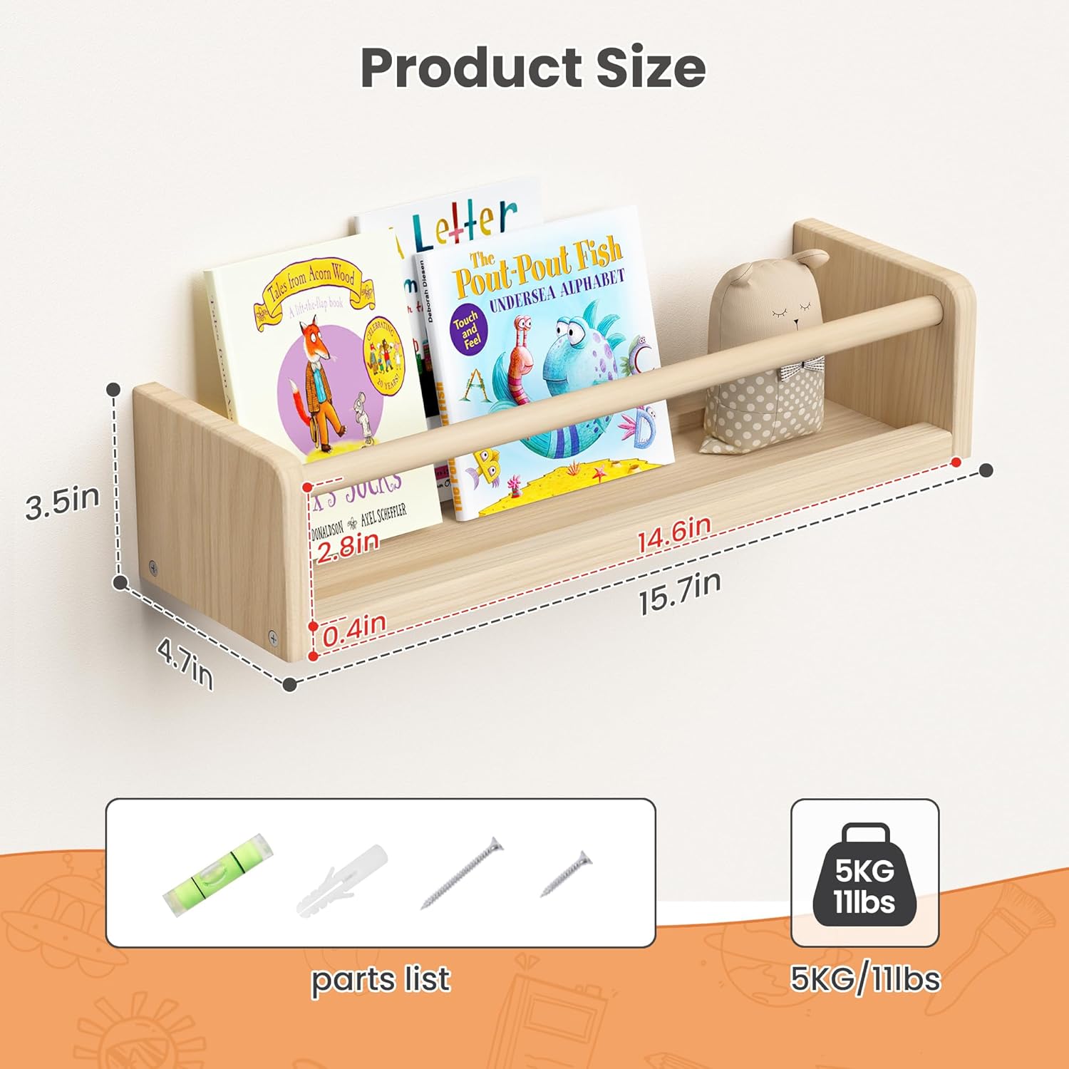2 Pack 15.7 Inch Floating Book - огляд і ціна Baby Nursery Images Free