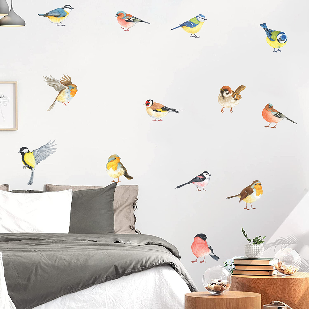 13pcs Little Birds Wall Sticke - огляд і ціна Baby Nursery Wall Stickers