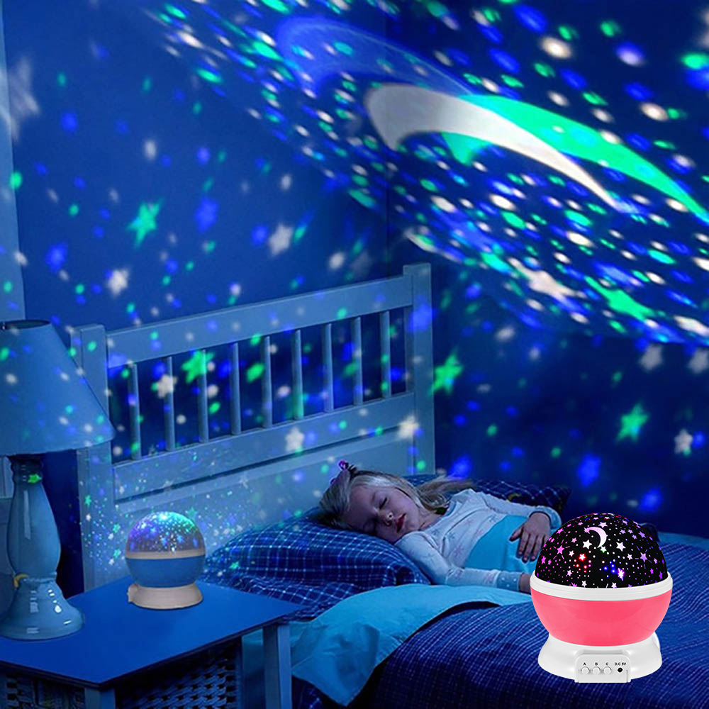 Night Lamp Projector Starry Sk - огляд і ціна Baby Nursery Table Lamp
