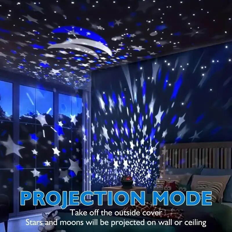 Night Lamp Projector Starry Sk - огляд і ціна Baby Nursery Table Lamp
