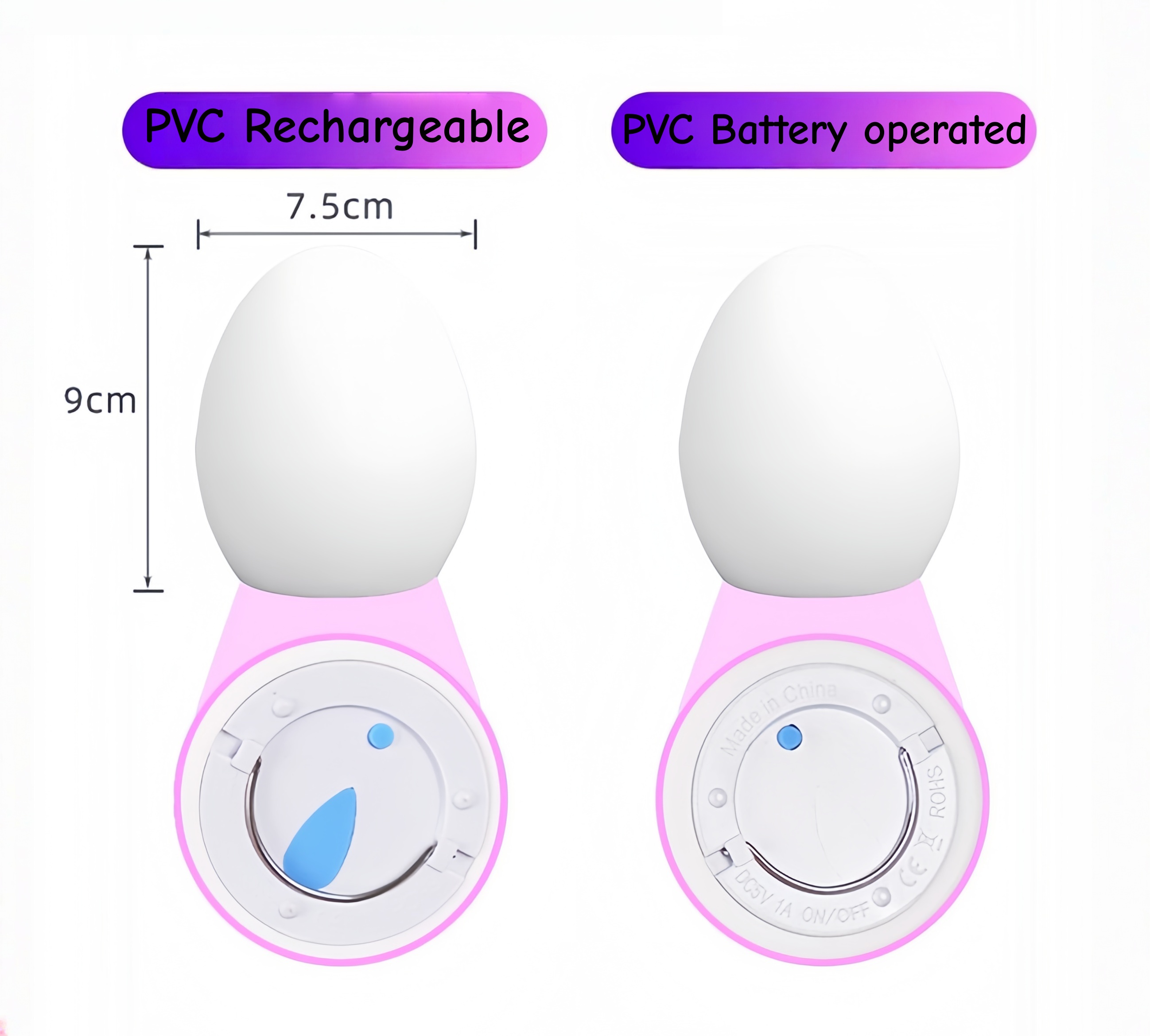 Baby Night Light LED Egg light - огляд і ціна Baby Nursery Table Lamp