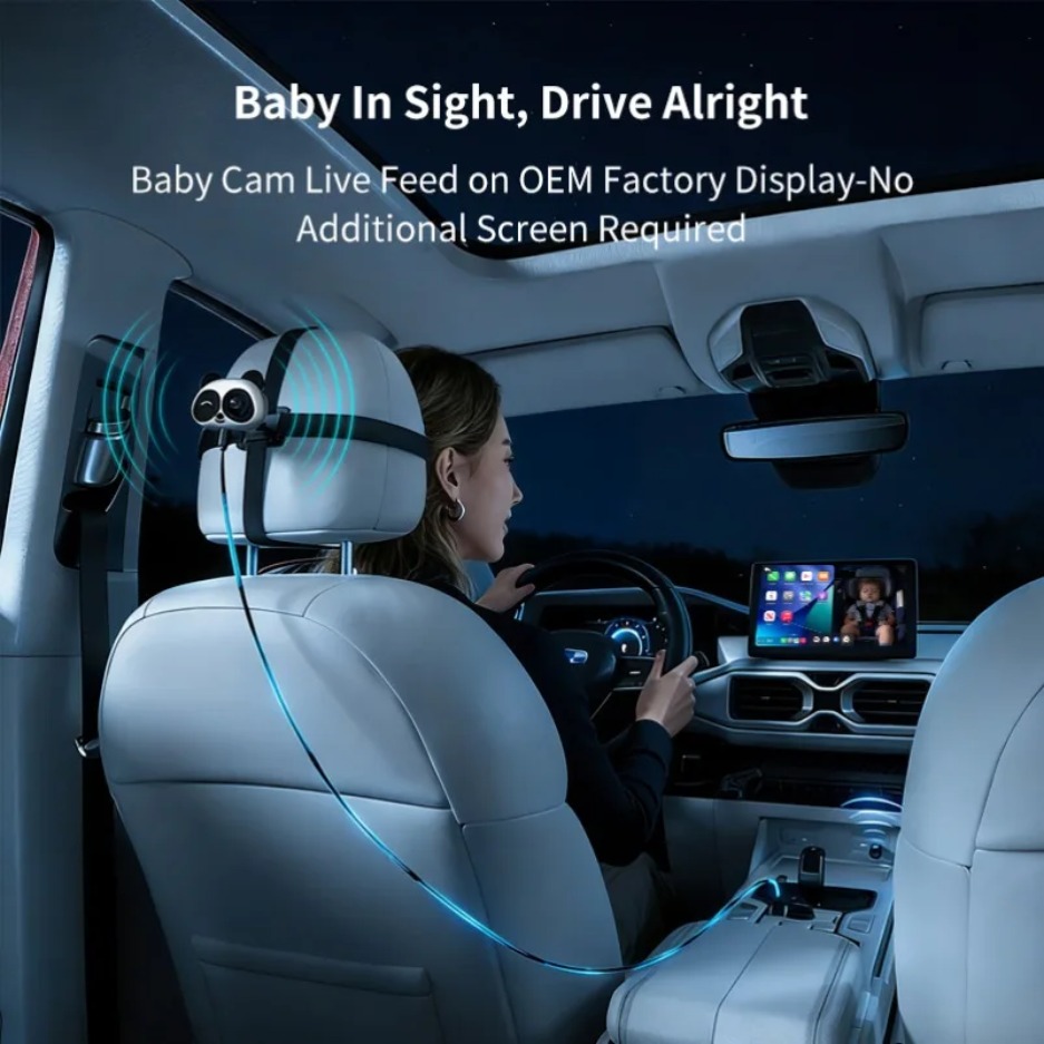 Cabin Care Wireless CarPlay Ad - огляд і ціна Baby Monitor Split Screen