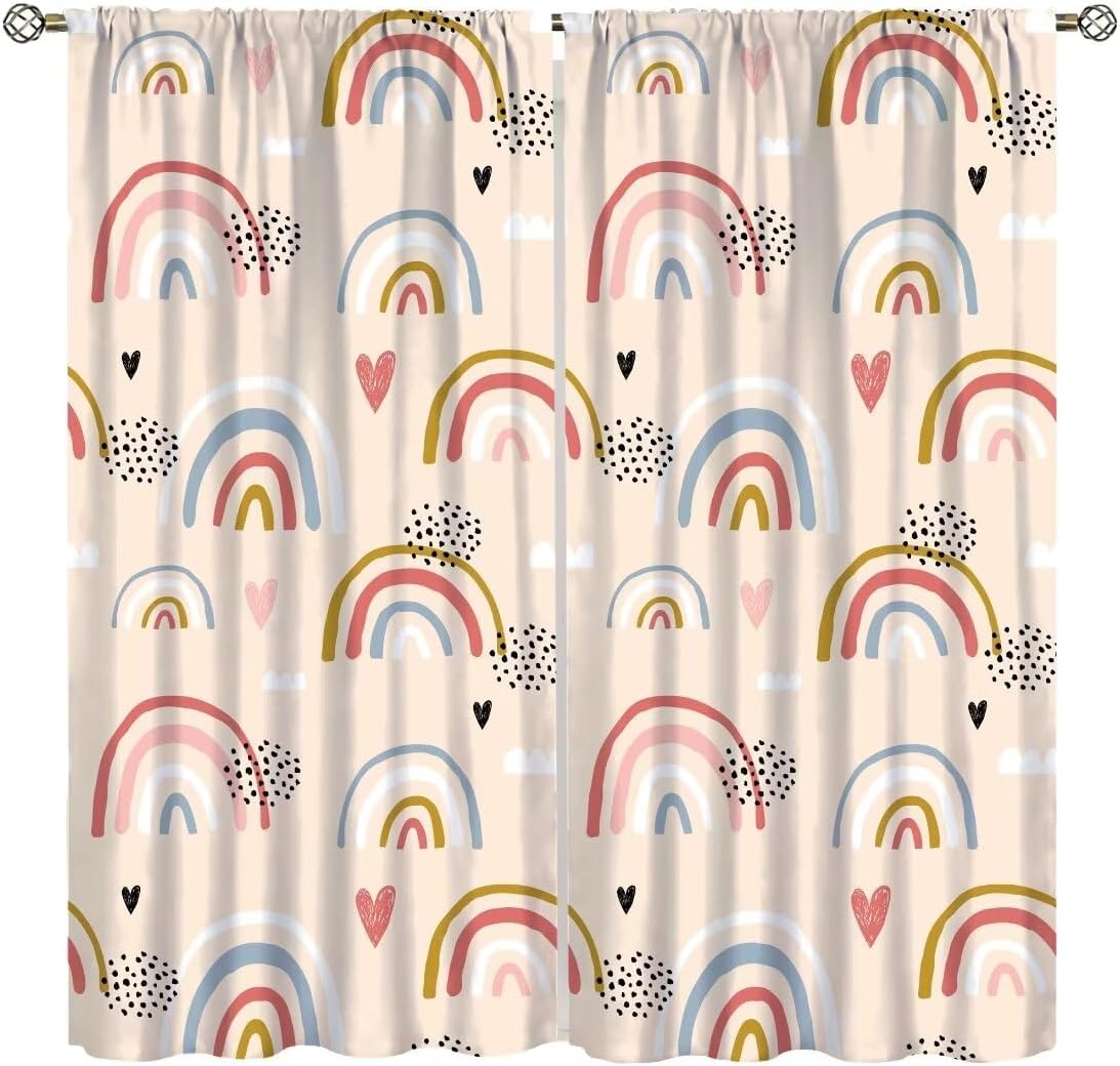 Kids Rainbow Curtains Boho Cut - огляд і ціна Baby Nursery Youtube