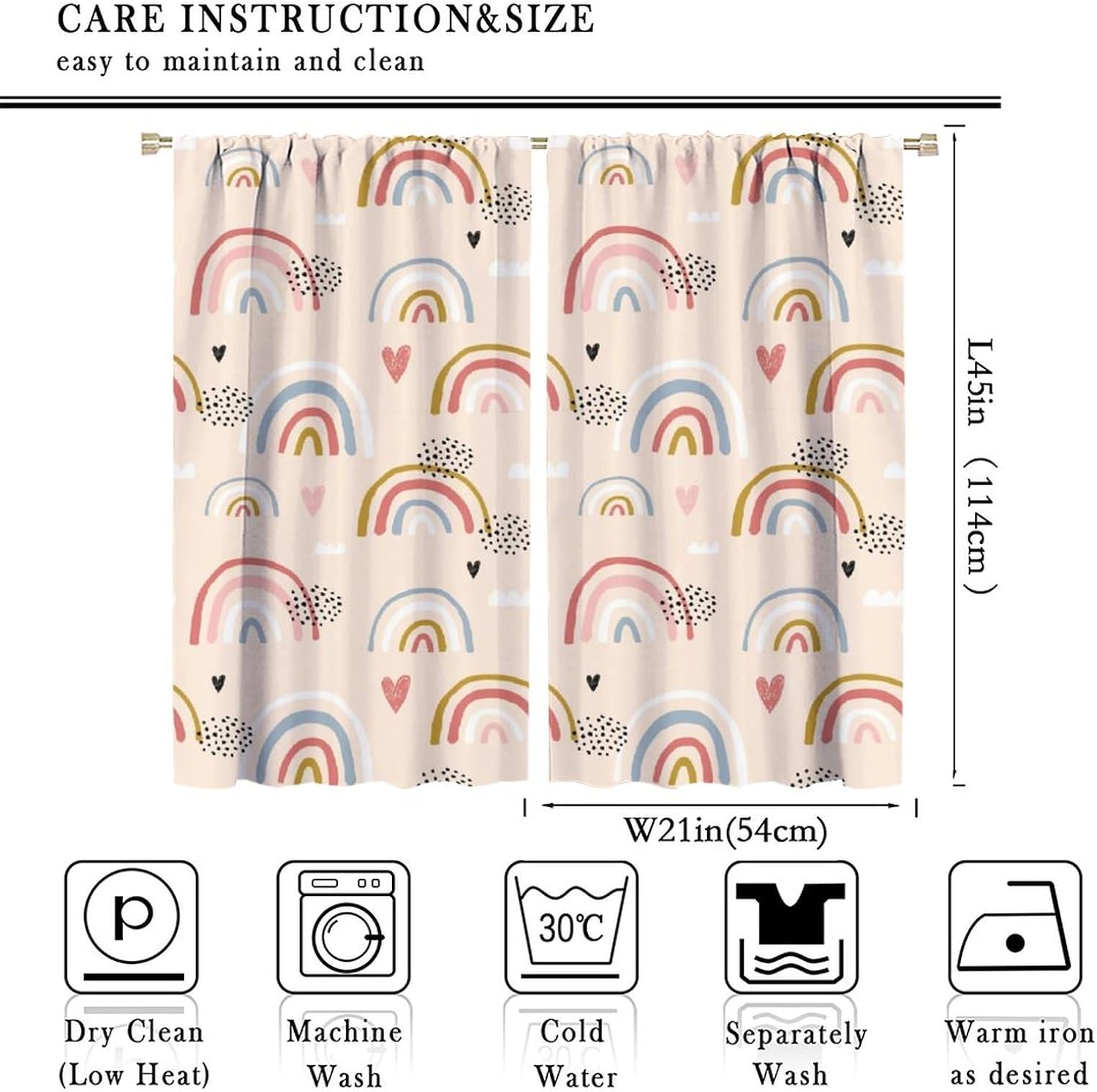 Kids Rainbow Curtains Boho Cut - огляд і ціна Baby Nursery Youtube