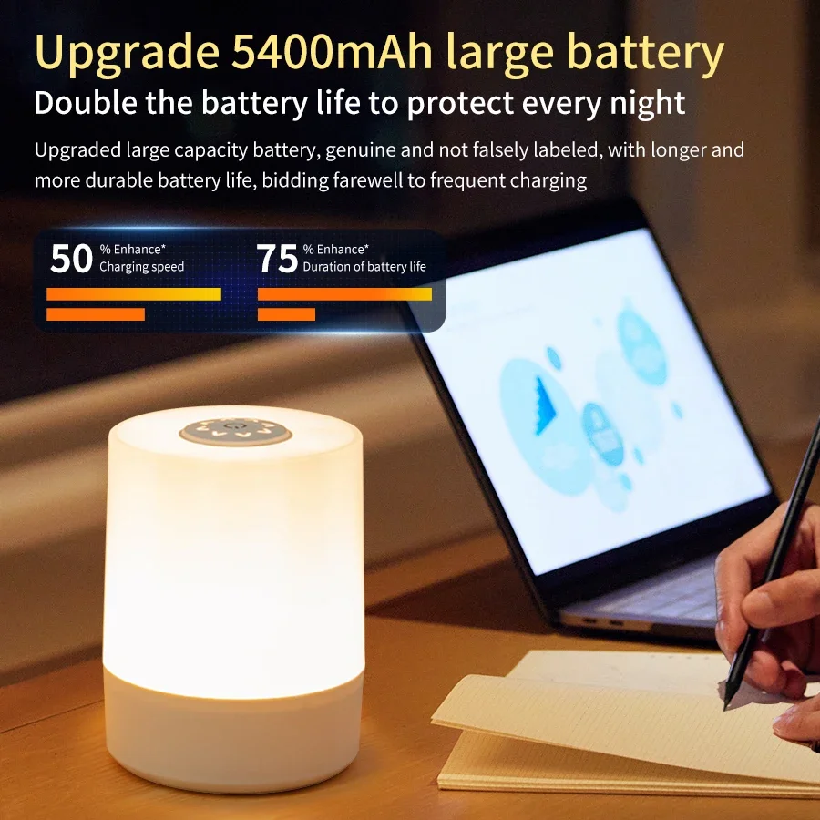 Rechargeable Led Night Light w - огляд і ціна Baby Nursery Table Lamp