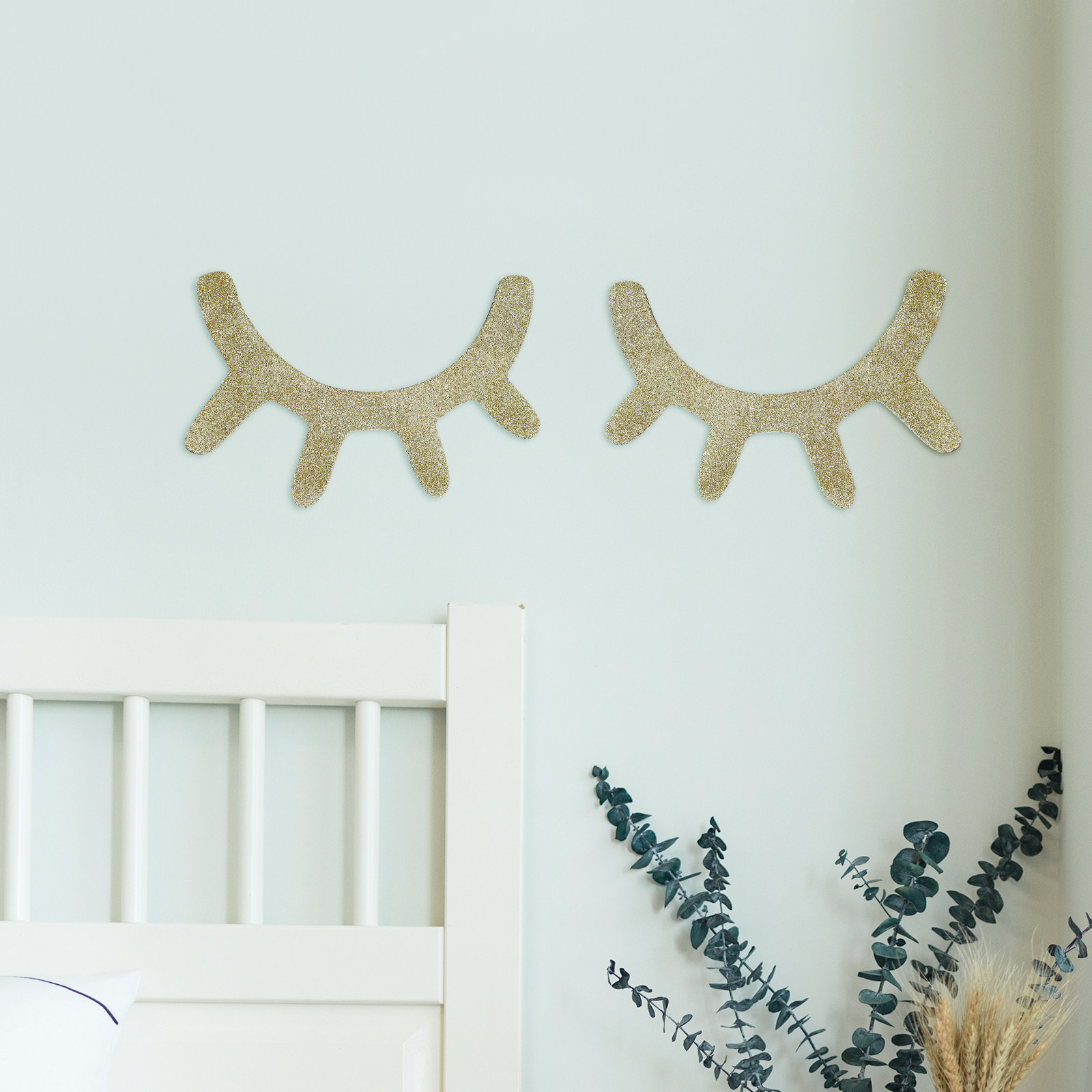 1Pair Nordic Style Sleepy Eyel - огляд і ціна Baby Nursery Wall Stickers