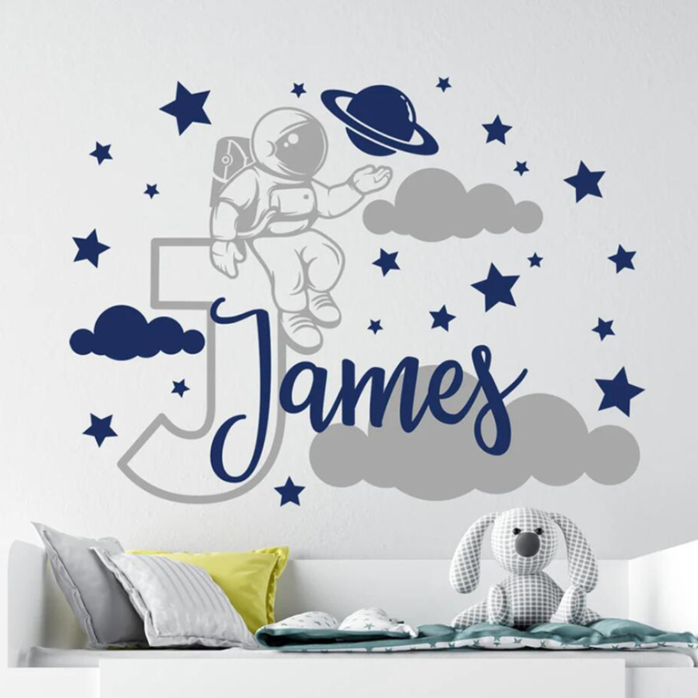 Custom Name Cartoon Space Astr - огляд і ціна Baby Nursery Set Furniture