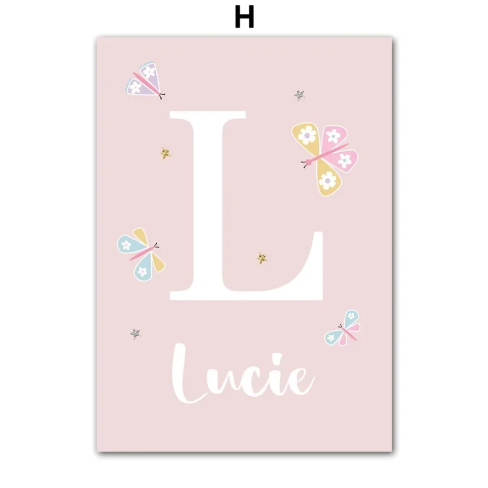 Pink Unicorn Rabbit Rainbow Cl - огляд і ціна Baby Nursery Posters