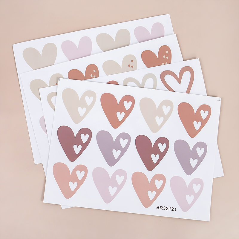 2pcs Lovely Hearts Ins Wall St - огляд і ціна Baby Nursery Wallpaper Girl