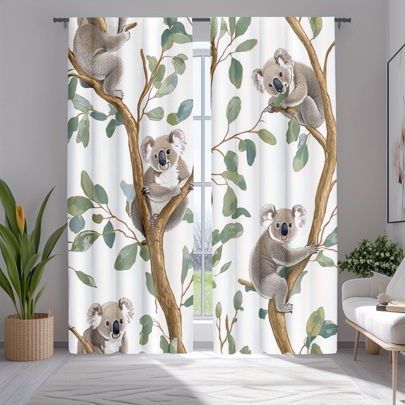 Cute Koala Woodland Curtain Pa - огляд і ціна Baby Nursery Youtube