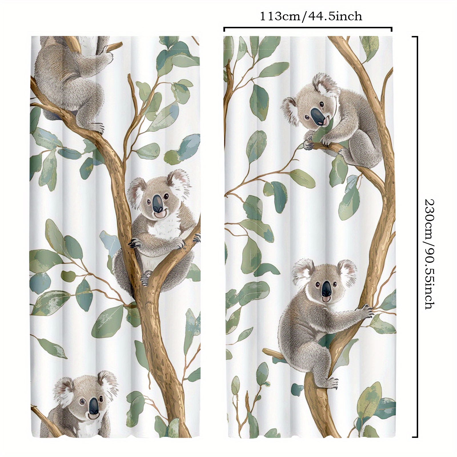 Cute Koala Woodland Curtain Pa - огляд і ціна Baby Nursery Youtube