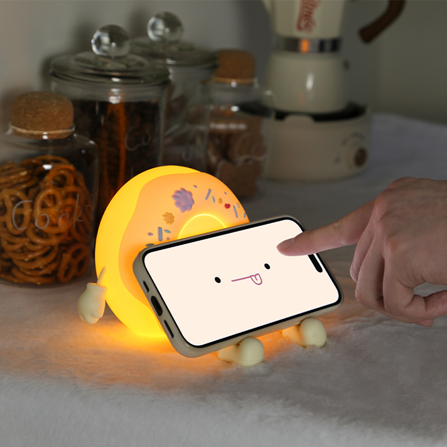 Donut Led Night Light Cartoon  - огляд і ціна Baby Nursery Table Lamp