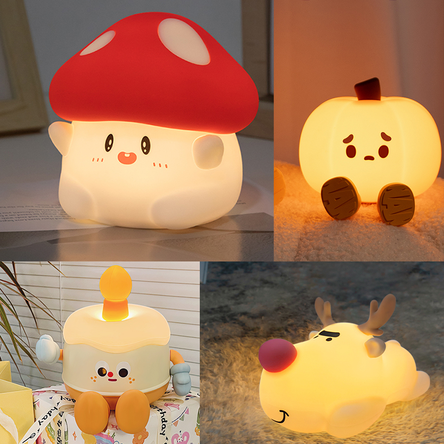 Mushroom Night Light LED Recha - огляд і ціна Baby Nursery Table Lamp