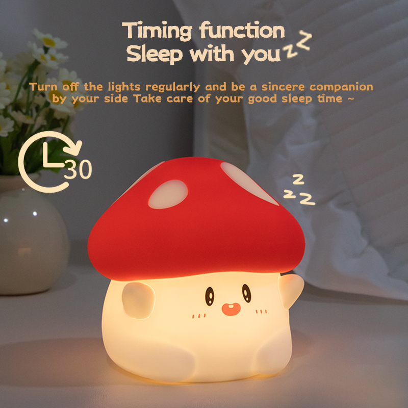 Mushroom Night Light LED Recha - огляд і ціна Baby Nursery Table Lamp