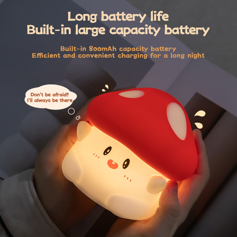Mushroom Night Light LED Recha - огляд і ціна Baby Nursery Table Lamp