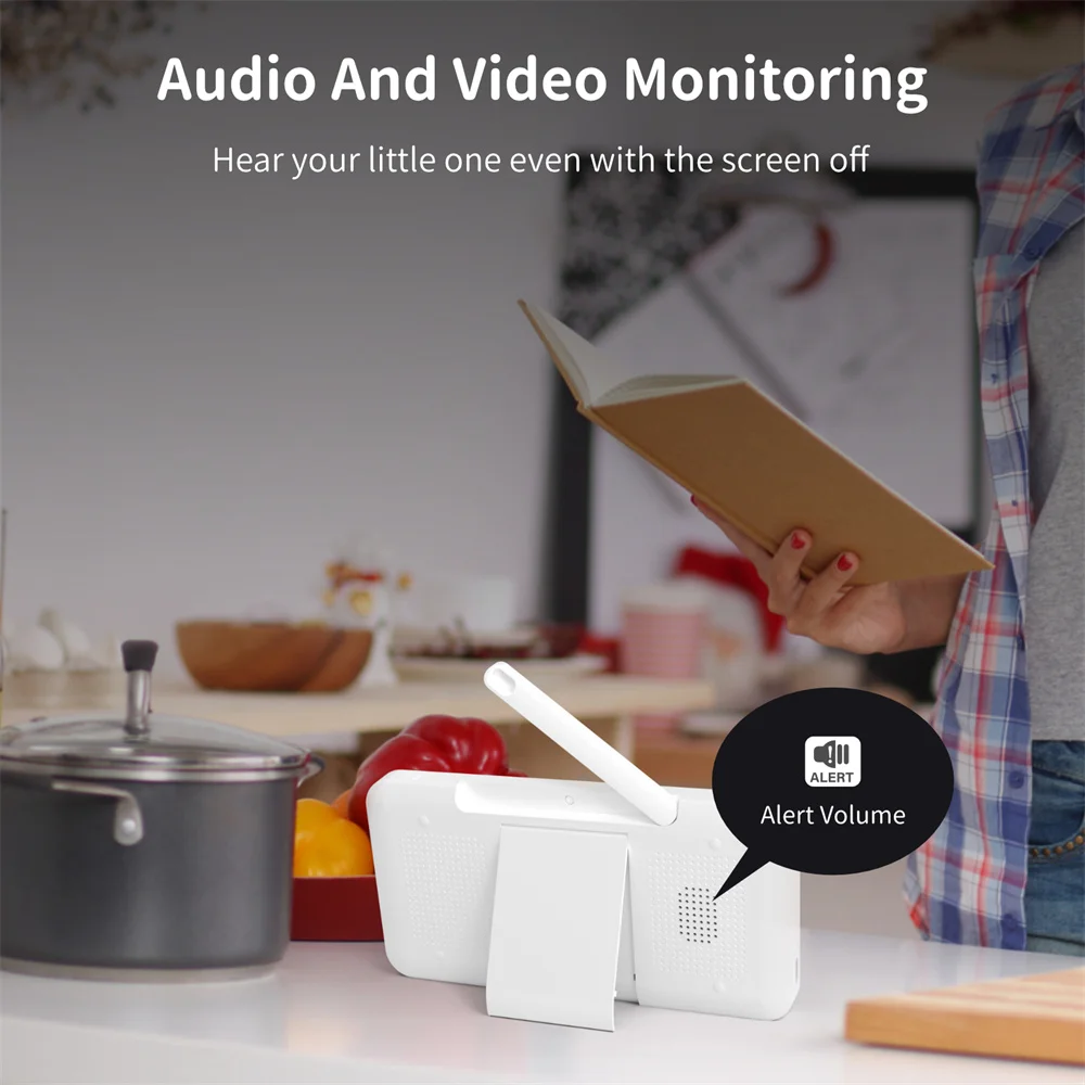 Babystar 5 Inch Wifi Baby Moni - огляд і ціна Baby Monitor Split Screen