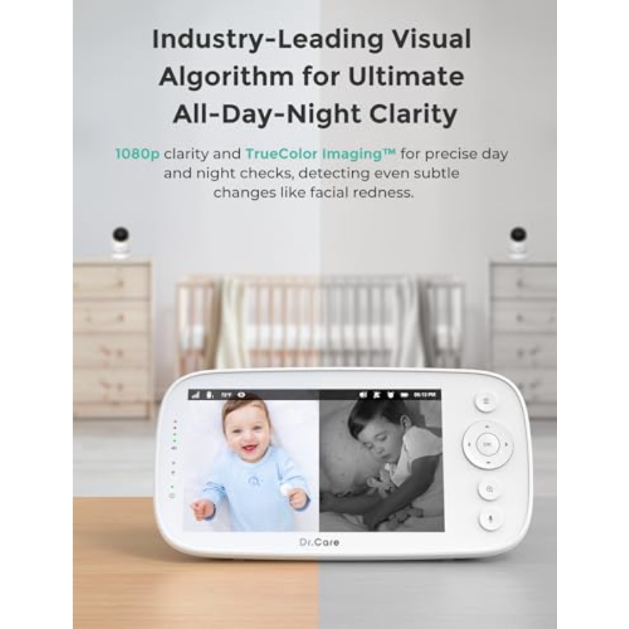 Dr.Care NovaView Video Baby Mo - огляд і ціна Baby Monitor Split Screen