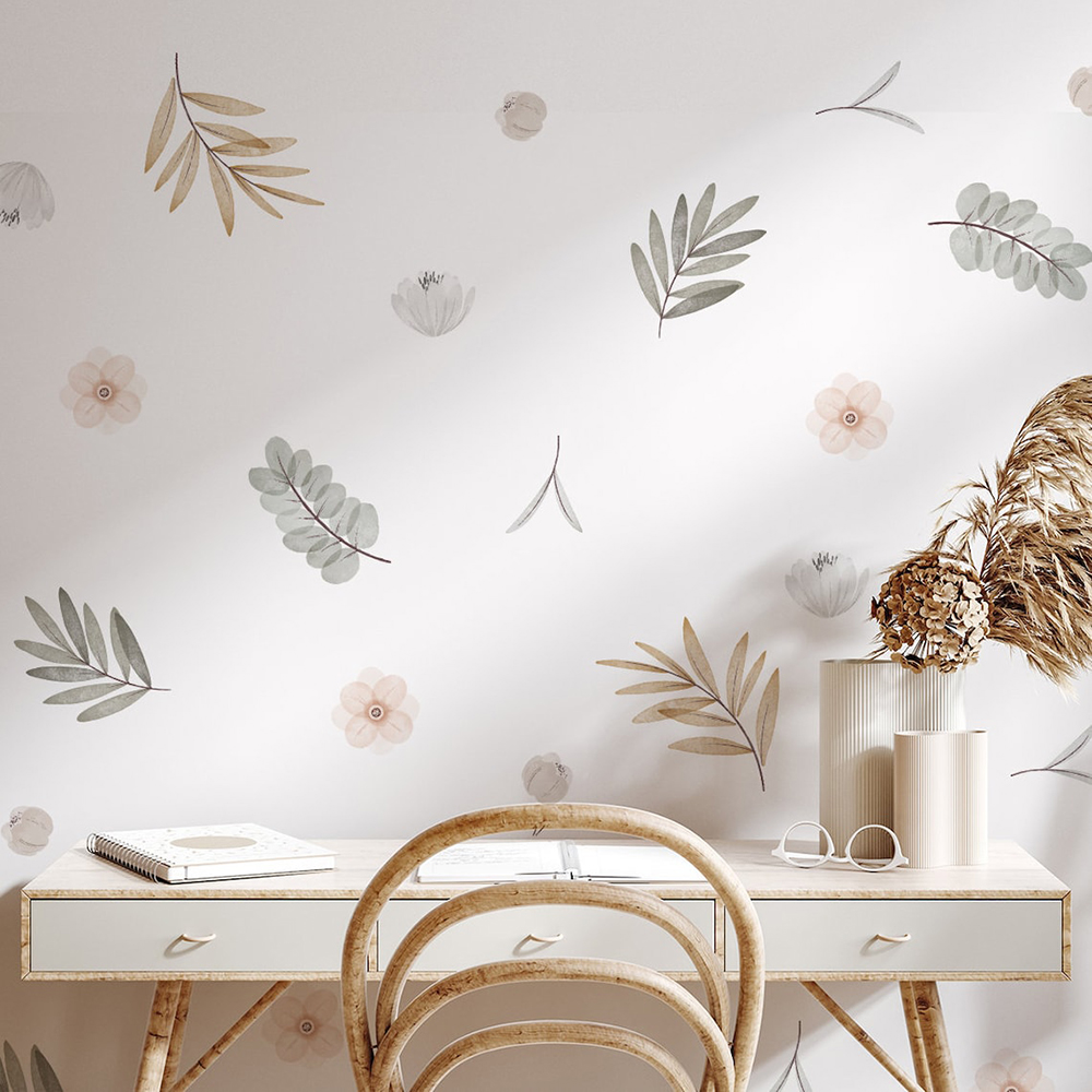 Boho Leaves Botanical DIY Wall - огляд і ціна Baby Nursery Set Furniture