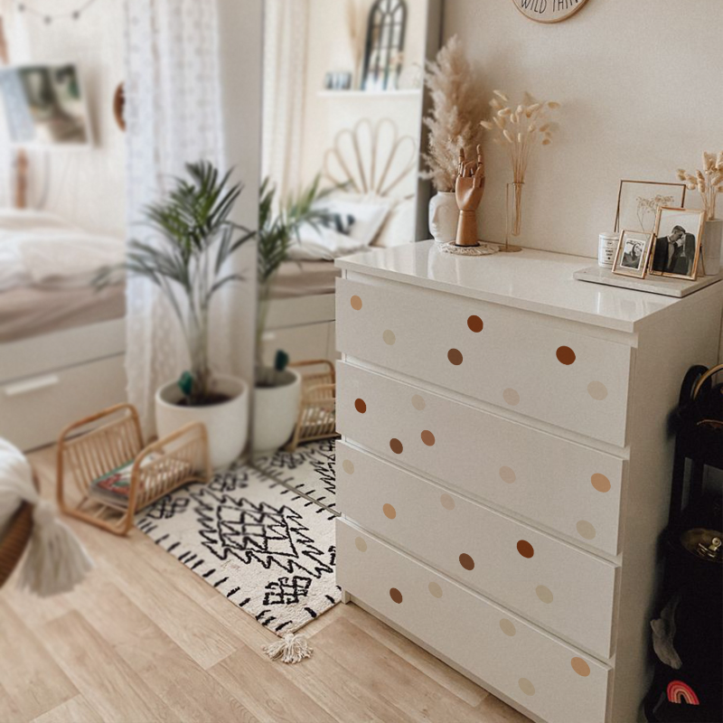 Creative Boho Polka Dot Wall S - огляд і ціна Baby Nursery Wallpaper Girl