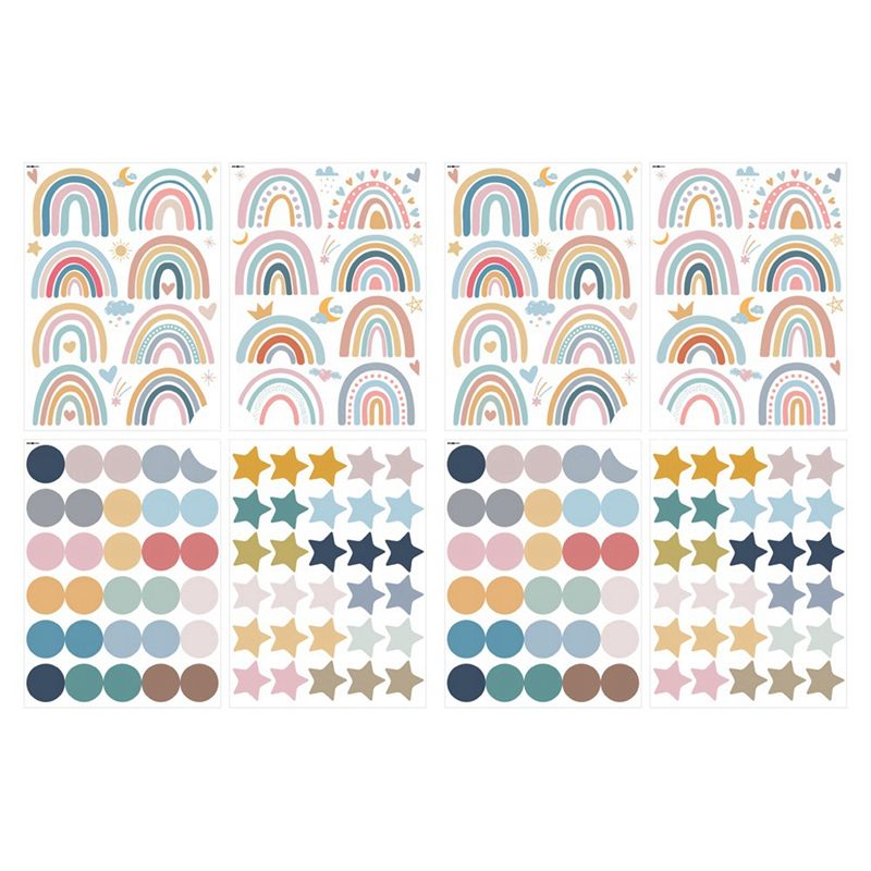 A44Z-Boho Rainbow Wall Decals  - огляд і ціна Baby Nursery Wallpaper Girl