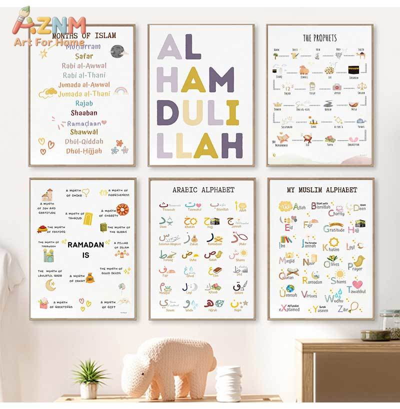 Islam Muslim Prophets Arabic A - огляд і ціна Baby Nursery Posters