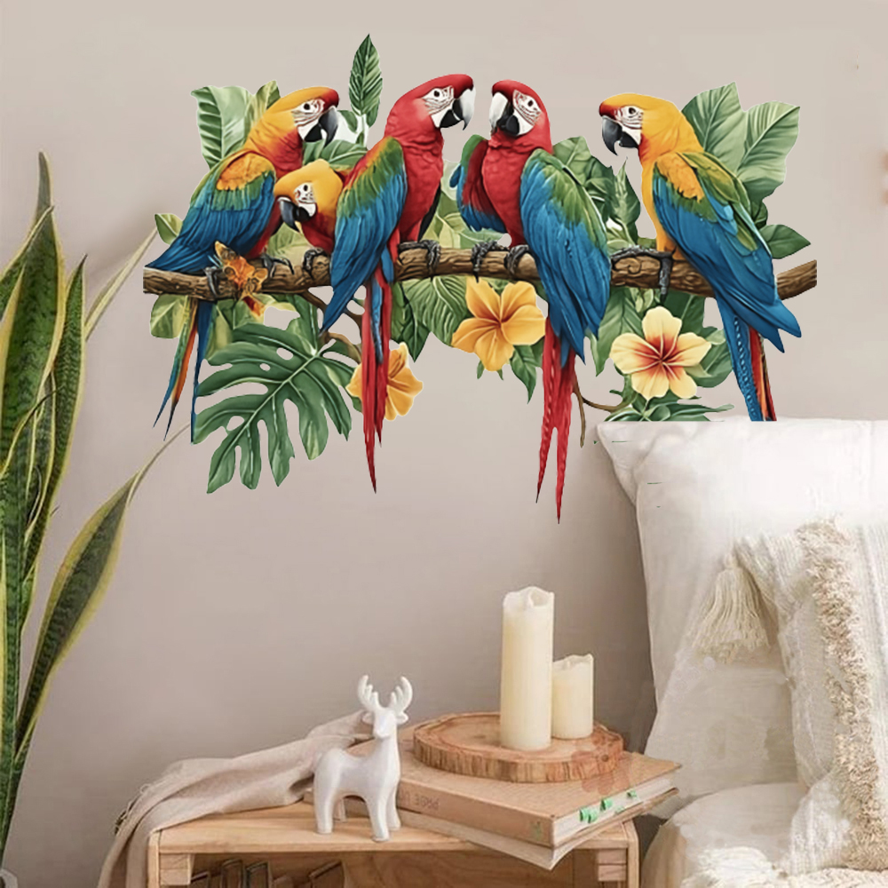 3Pcs Parrots on Branch Wall St - огляд і ціна Baby Nursery Set Furniture