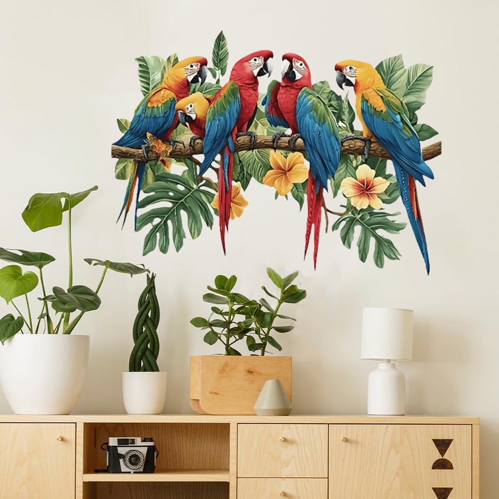 3Pcs Parrots on Branch Wall St - огляд і ціна Baby Nursery Set Furniture