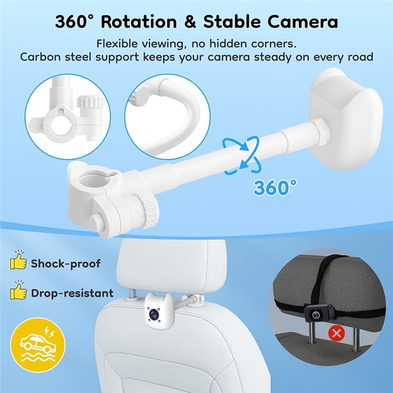 Strict For Carseat Compatible  - огляд і ціна Baby Monitor Split Screen