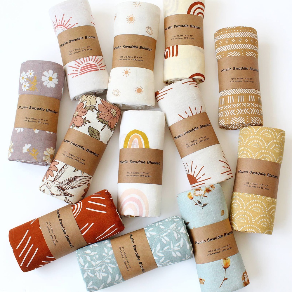 Bamboo Cotton Baby Swaddle Bla - огляд і ціна Baby Nursery Nurse