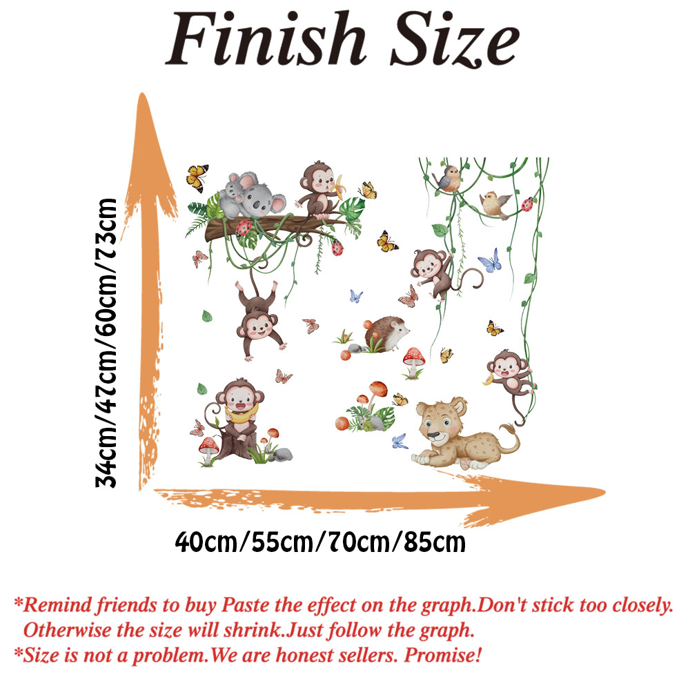 Safari Monkey Animals Tree Vin - огляд і ціна Baby Nursery Tree