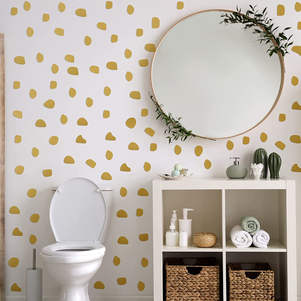 96Pcs/set Cute  Irregular Dots - огляд і ціна Baby Nursery Wallpaper Girl
