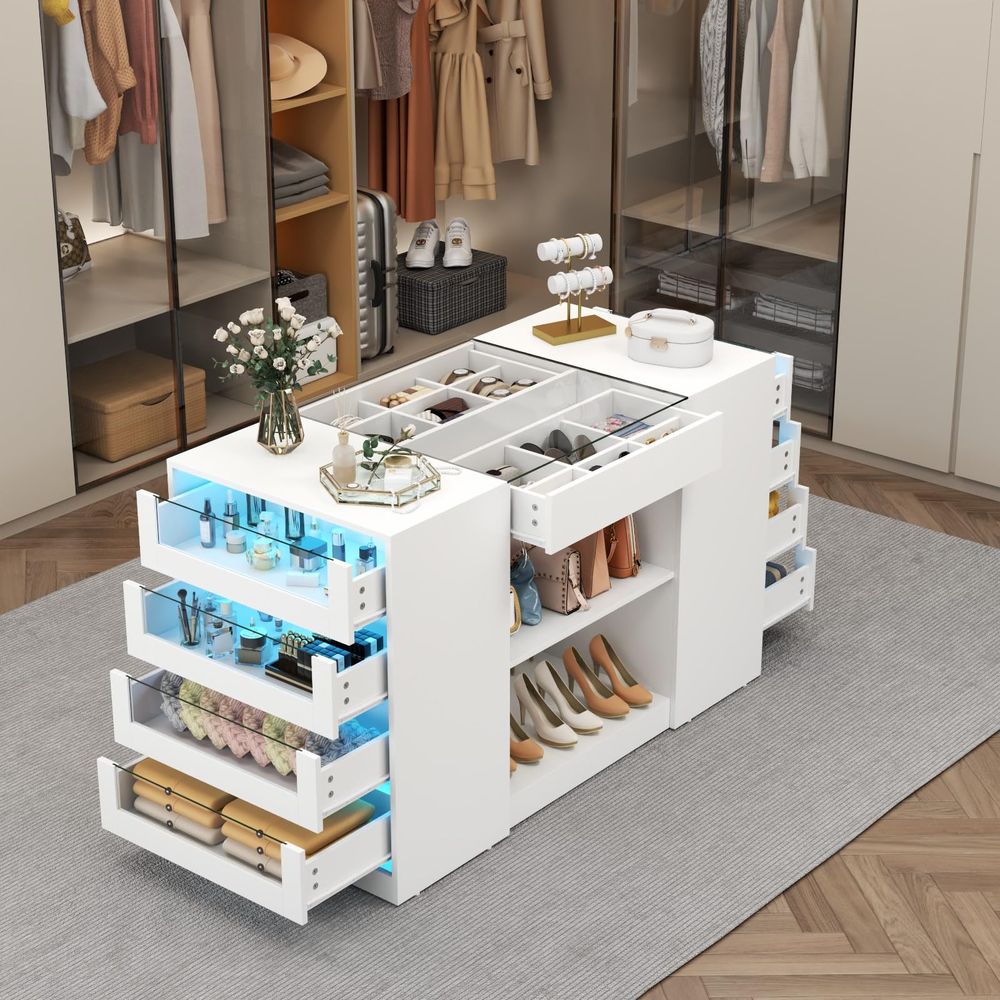 Closet Island with Drawers, Ar - огляд і ціна Drawer Dresser White