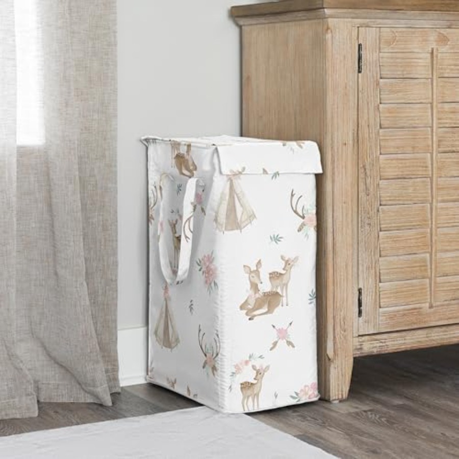 Woodland Girl Laundry Hamper F - огляд і ціна Baby Nursery Laundry Basket