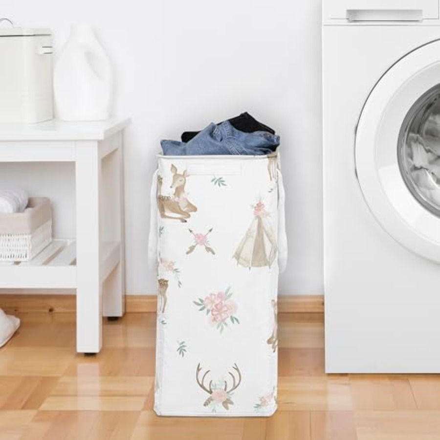 Woodland Girl Laundry Hamper F - огляд і ціна Baby Nursery Laundry Basket