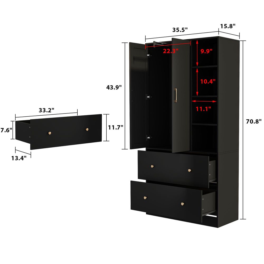 Closet Island with Drawers, Ar - огляд і ціна Drawer Dresser White