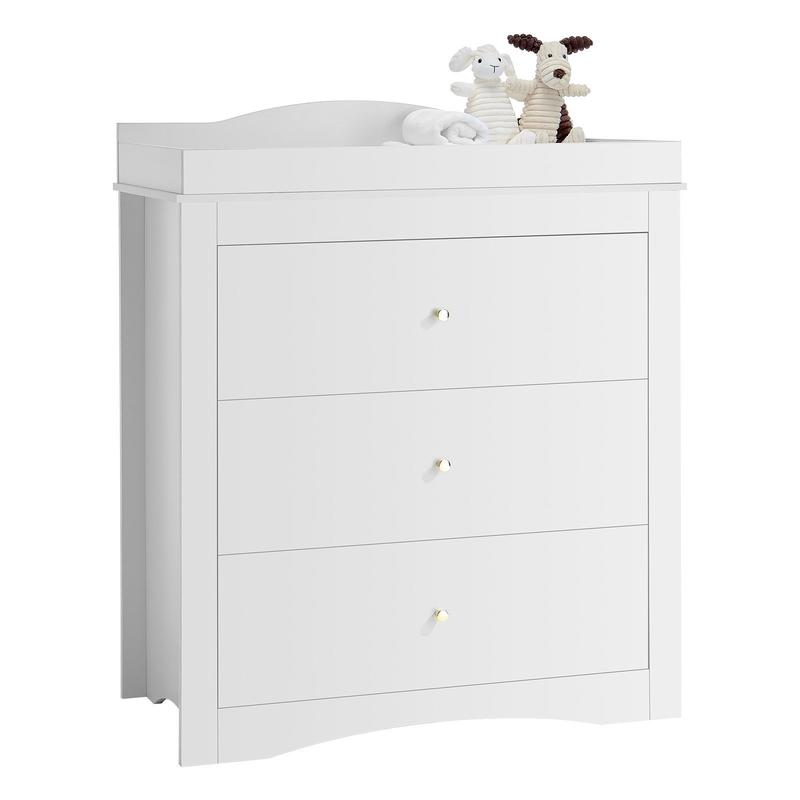 Changing Table Dresser, Baby D - огляд і ціна Drawer Dresser White