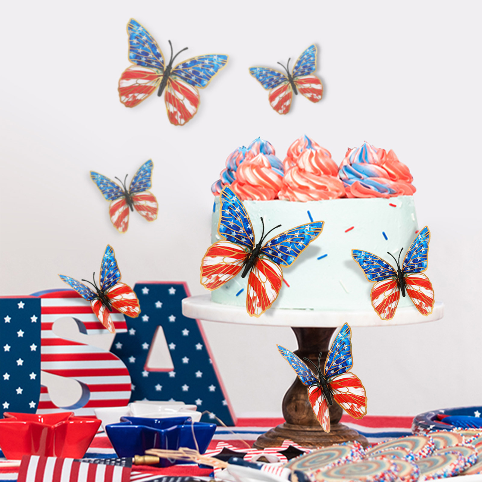 3d Butterfly Wall Stickers Ame - огляд і ціна Baby Nursery Wall Stickers